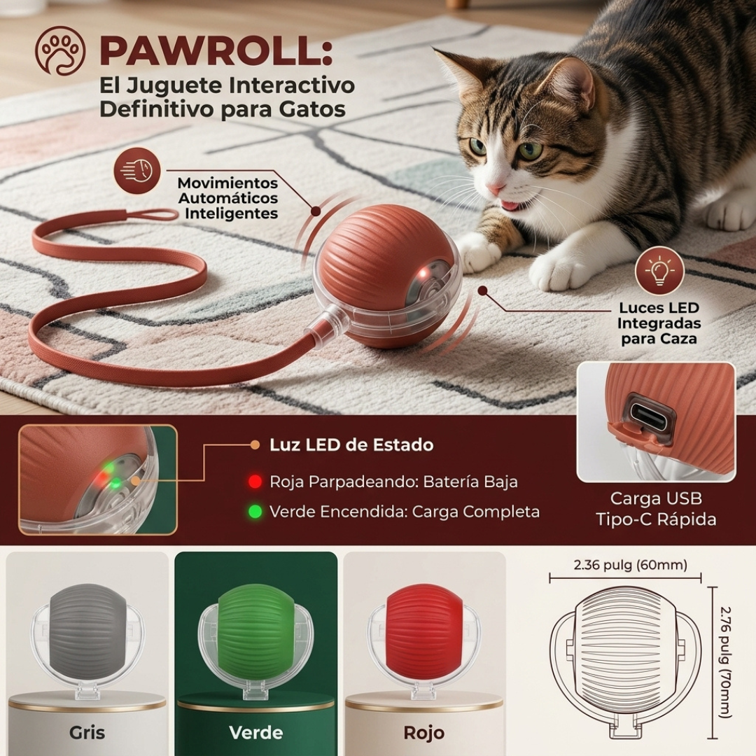 Pelota Interactiva Para Gatos